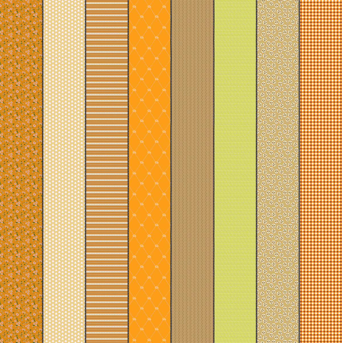 Gathered Lollies Precuts TRENTHAM Colourway- PREORDER