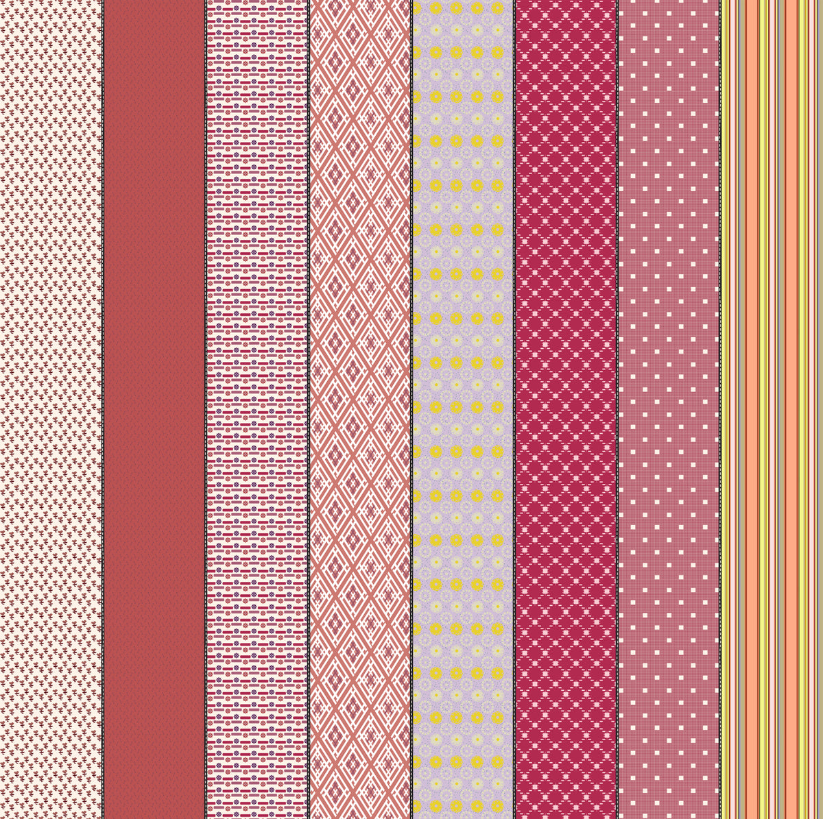 Gathered Lollies Precuts TRENTHAM Colourway- PREORDER
