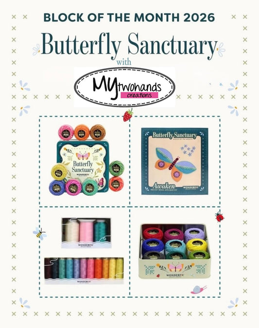 PREORDER - Butterfly Sanctuary Wool BOM