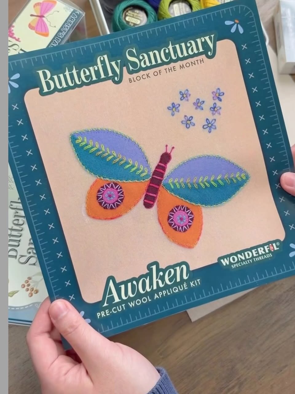 PREORDER - Butterfly Sanctuary Wool BOM