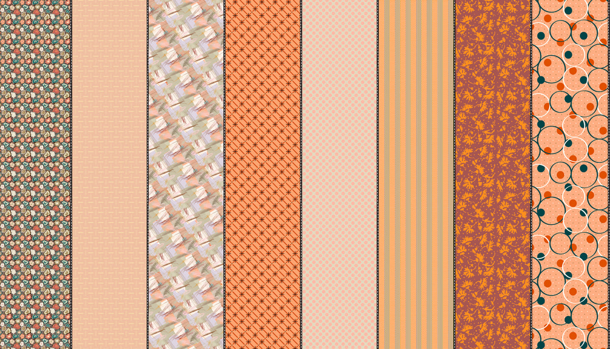 Gathered Lollies Precuts TRENTHAM Colourway- PREORDER