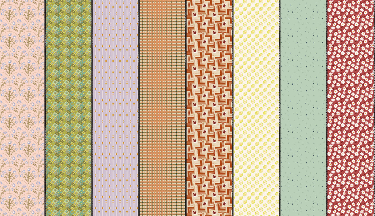 Gathered Lollies Precuts TRENTHAM Colourway- PREORDER