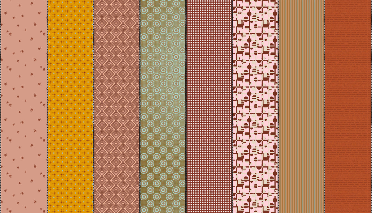 Gathered Lollies Precuts TRENTHAM Colourway- PREORDER