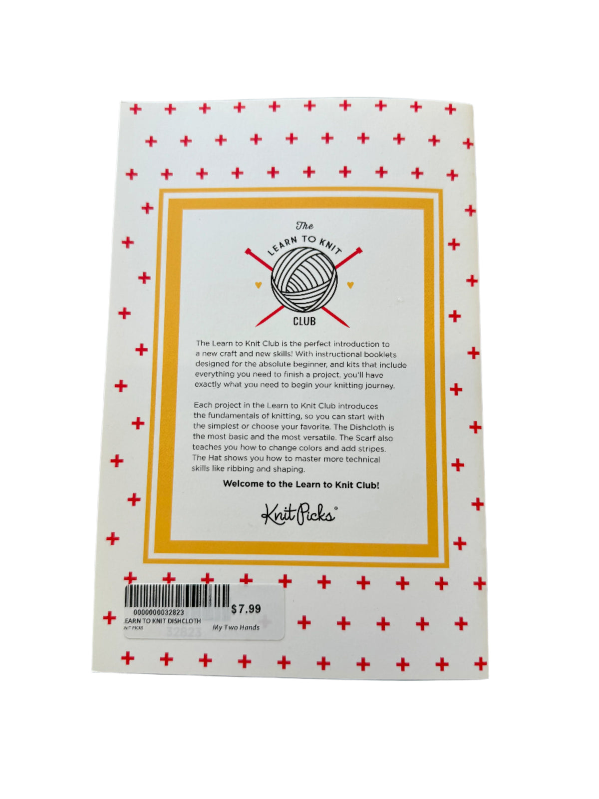Learn to Knit Kit - Dishcloth